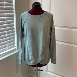 Seraphine Cotton Blend Maternity & Nursing Sweatshirt